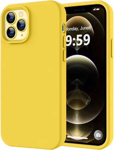 Miniatura 141 de LOVE 3000 Compatible con Funda para iPhone 15, [Cámara de Cobertura Completa de Silicona Suave] [Protección contra Caídas de 8 pies], Forro de Negro