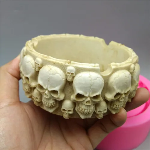 Miniatura 6 de Moldes de cemento para macetas, moldes de silicona para plantas, molde para portavelas, molde de resina epoxi, caja de almacenamiento de joyería