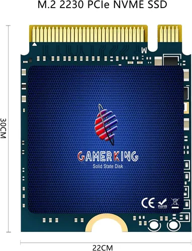 Miniatura 9 de GAMERKING Unidad interna de estado sólido M.2 2230 SSD NVMe PCIe 3.0 Gen 3X4 de 128 GB de alto rendimiento compatible con portátiles Steam Deck