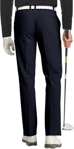 Miniatura 2 de Pantalones de golf para hombre, elásticos, pantalones de trabajo y viajes, pantalones técnicos, casuales, con trabillas para cinturón con 5 bolsillos