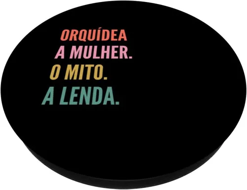 Miniatura 2 de Funny Portuguese First Name Design - Orquídea PopSockets Swappable PopGrip