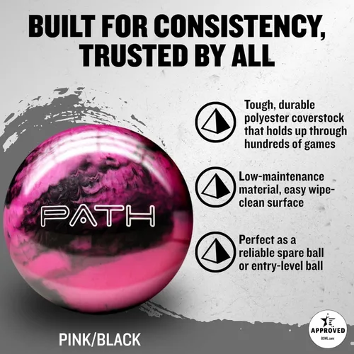 Miniatura 4 de Bola de boliche Pyramid Path de poliéster - Personalizable con opciones básicas de perforación - Ideal para lanzamientos de repuesto y principiantes