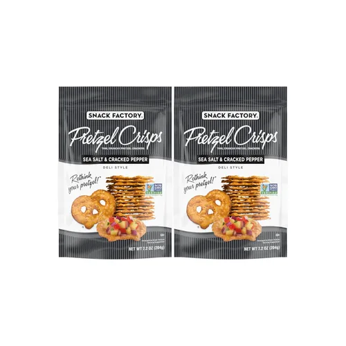 Miniatura 8 de Snack Factory Pretzel Crisps Galletas de pretzel de brioche, bolsa de 7.2 onzas