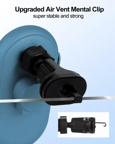 Miniatura 4 de Cargador inalámbrico para automóvil, soporte de teléfono para cargador inalámbrico de automóvil, sensor inteligente, ventilación de aire, soporte