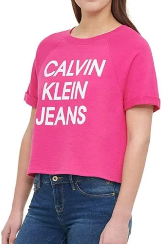 Miniatura 3 de Calvin Klein Jeans mujer francés Terry Logo Crop Top