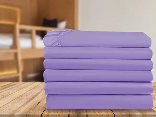Miniatura 16 de Elegant Comfort Paquete de 6 sábanas bajeras bajeras de 1500 hilos, calidad prémium hotelera, bolsillo profundo, sin arrugas, resistentes a