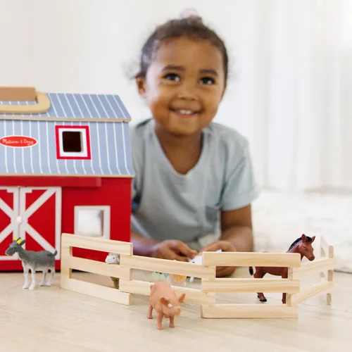 Miniatura 2 de melissa & doug Fold and Go de madera granero, Versión estándar, Multi