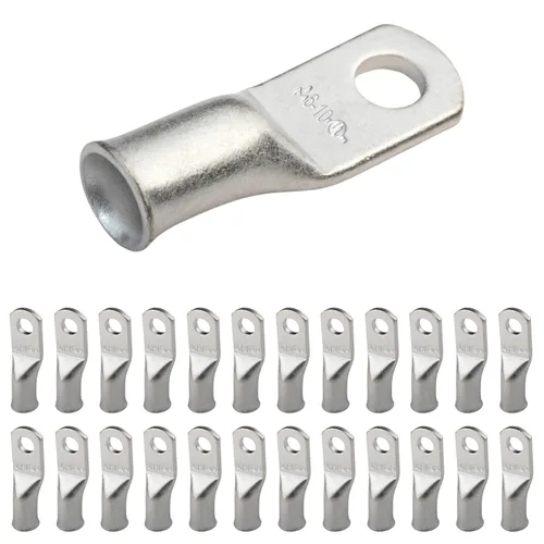 Miniatura 172 de SELTERM 5 piezas terminales de cable de cobre estañado 1/0 AWG perno de 1/2", extremos de cable de batería, terminales de anillo, conectores
