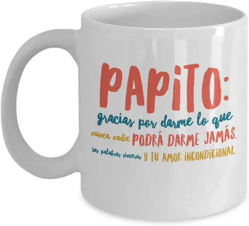 Miniatura 5 de Taza para Papá "El Mejor Papá del Mundo" Regalo emotivo y divertido para padre, abuelo o padrastro Taza personalizada con mensaje inspirador