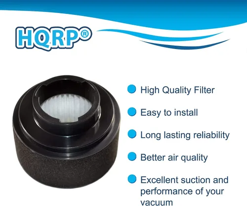 Miniatura 3 de HQRP Juego de filtros circulares interior y exterior compatible con aspiradoras Bissell Easy Vac 31033, 3120, 3120-2, 31202, 31203, 3130, 3130A