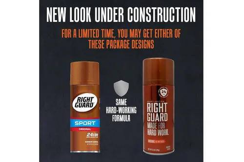 Miniatura 4 de Right Guard Desodorante deportivo, aerosol, original 8.5 oz (paquete de 8)