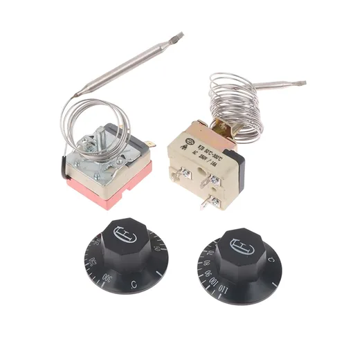 Miniatura 2 de Interruptor de ajuste de perilla de 30-110 de 50 a 300 grados, controlador de temperatura, interruptor de termostato capilar, calentador de agua