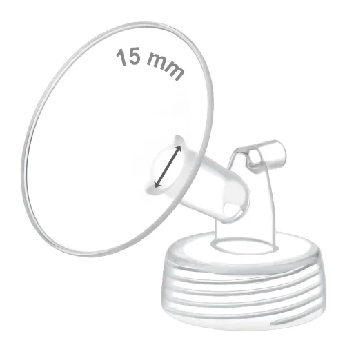 Miniatura 26 de Maymom Brida ancha compatible con bomba Spectra S1 S2, 0.748 in, 1 unidad Una brida transparente