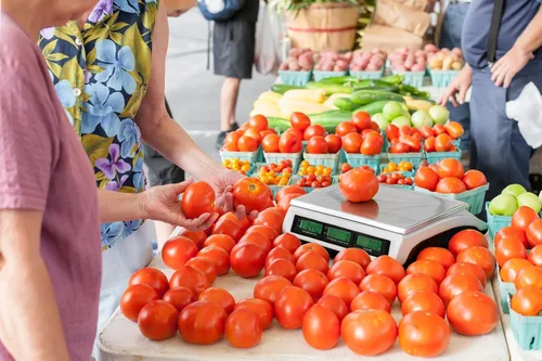 Miniatura 8 de Báscula de cálculo de precios, báscula digital de 66 libras para alimentos comerciales y productos de carne con retroiluminación verde LCD