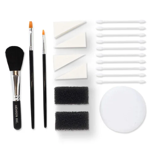 Miniatura 5 de Mehron Paleta de mezcla para mezclar crema Todos los Pro Kit Maquillaje de Cara, pelo, ojos, base de contorno, para cine, televisión, vídeo, Oscuro