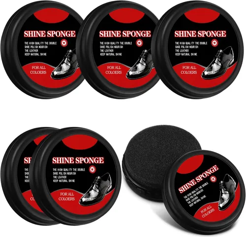 Miniatura 12 de Loopeer 6 Pcs Shoe Shine Sponge, Instant Gloss and Portable, Leather Care for Furniture