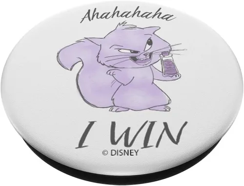 Miniatura 2 de Disney Emperors New Groove Cat Yzma Ahahahaha I Win PopSockets PopGrip: agarre intercambiable para teléfonos y tabletas