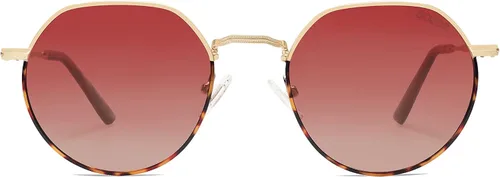 Miniatura 7 de SOJOS Gafas de sol polarizadas redondas de polígono para mujeres y hombres, retro, clásicas, vintage, Panto octogonales, SJ1157