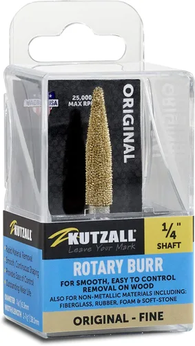 Miniatura 7 de Kutzall Rebabas rotativas de cono extremo, eje de 1⁄4 pulgadas, muy grueso - Accesorio para carpintería para Bosch, DeWalt, Milwaukee, Makita.