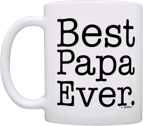 Miniatura 3 de ThisWear Taza de café de cerámica con asa para el Día del Padre, regalo de cumpleaños, 11 oz