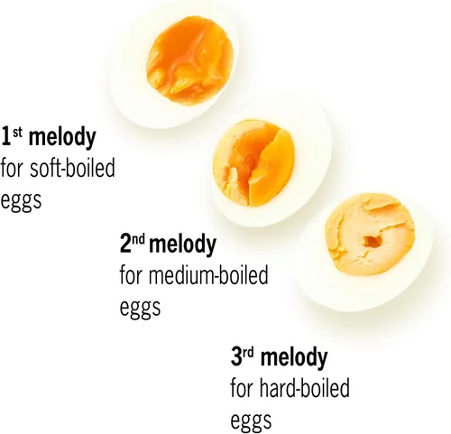 Miniatura 6 de Space BeepEgg - Temporizador de huevos para hervir huevos - Olla musical para huevos suaves, medianos y duros, aptos para alimentos, temporizador