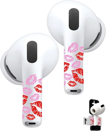 Miniatura 13 de RockMax Funda para AirPods 4, bonita calcomanía para AirPods 4ª generación, compatible con funda de mariposa AirPod 2024, envoltura de tatuaje