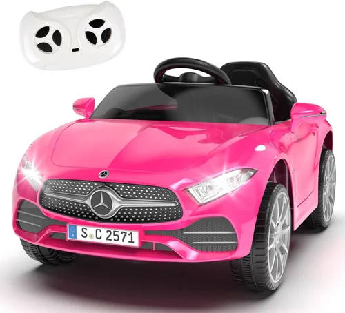 Coche camioneta Mercedes-Benz CLS 350 de 12 V con licencia para montar para niños, juguetes para montar para niños pequeños con control de padres,