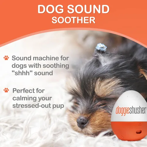 Miniatura 2 de Máquina de sonido portátil para perros, calmante ruido blanco para perros, alivio de ansiedad por separación para mascotas, perfecta