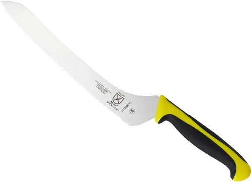 Miniatura 69 de Mercer Culinary - M23210WBH Mercer Culinary Millennia - Cuchillo para pan con borde ondulado de 10 pulgadas de ancho, color blanco