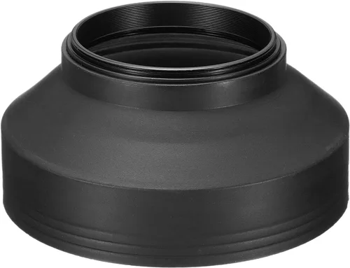 Miniatura 12 de PATIKIL Parasol para lente de cámara de 1.929 in, protector de lente plegable de goma, bloquea el exceso de luz solar, mejora la fotografía