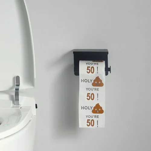 Miniatura 3 de Rollo de papel higiénico de 50 cumpleaños divertido de 3 capas, regalos de cumpleaños para hombres y mujeres, novedad para decoraciones de fiesta