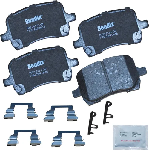 Miniatura 381 de Pastillas de freno delanteras cerámicas Bendix Priority1 CFC2302 para Hyundai Elantra 2021, Sonata 2022-2020, Kia K5 2023-2021