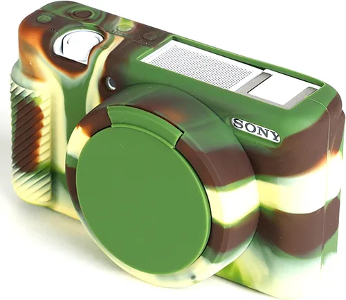 Miniatura 3 de Carcasa de silicona segura profesional para cámara Sony ZV-1 ZV1 ZV 1 Vlogger digital (camuflaje)