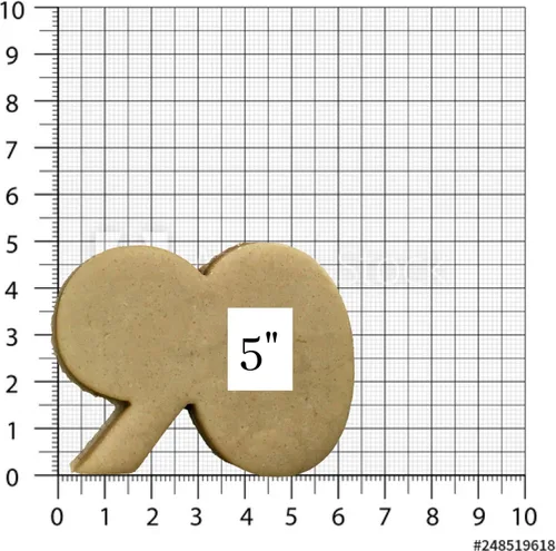 Miniatura 5 de Inc Number 90 - Cortador de galletas, apto para lavavajillas (2 pulgadas de alto)