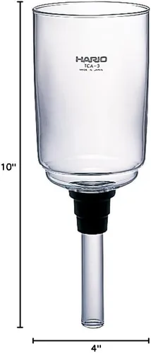Miniatura 7 de Hario Tazón superior para sifón de café TCA-3, 3 tazas, transparente