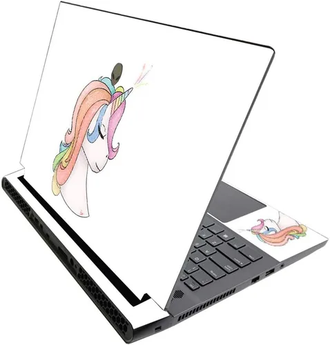 Miniatura 88 de MightySkins - Skin brillante con purpurina para Alienware M17 R3 (2020) y M17 R4 (2021) - Diversión de los años 90 Acabado duradero con purpurina