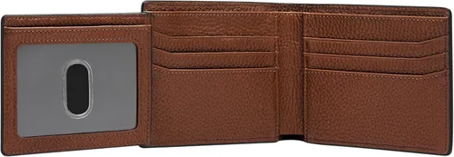 Miniatura 40 de Fossil Billetera plegable de cuero para hombre con ventana de identificación abatible para hombres