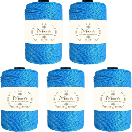 Miniatura 73 de Cordón de macramé premium de poliéster 3 mm × 218 yardas, cordón de macramé 100% polipropileno de 3 mm, ideal para crochet, colgadores de pared, 30
