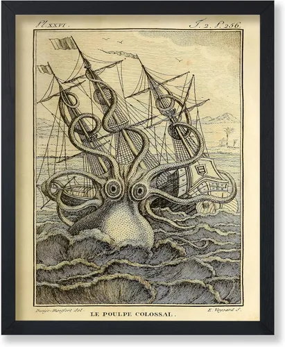 Miniatura 30 de Monem Art - Póster vintage de brujas que van a su sábado, impresión retro de brujas desnudas, arte de Halloween, arte pagano, regalo para hombres
