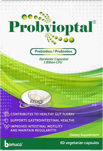Miniatura 2 de Vivioptal Vitamins Probvioptal, 60 cápsulas, probióticos y prebióticos, Duocap, 1 mil millones de UFC, sin gluten
