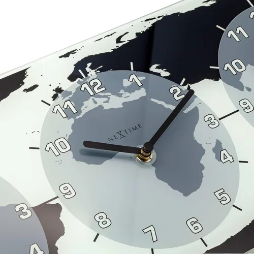 Miniatura 10 de NEXTIME Reloj de pared Mondial, transparente, (NT8108)
