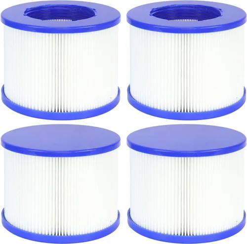 Cartucho de filtro de repuesto para bañera de hidromasaje, filtros de spa atornillables compatibles con todos los jacuzzis inflables RELXTIME,
