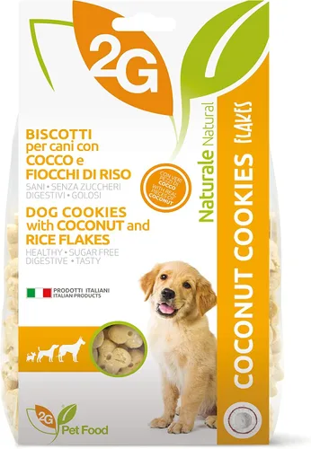 Miniatura 10 de Galletas para perros (copos de arándanos, yogur y cebada)