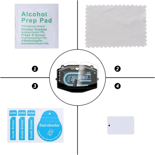 Miniatura 6 de Motorcycle Screen Protector, for S&uzuki GSX-R1000 2019-2022 GSX-S1000/S 2022 V-Strom 1050/XT 2020 Motorcycle Speedometer Scratch Cluster Instrument