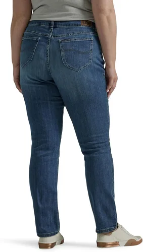 Miniatura 3 de Lee Jeans legendarios de pierna recta de tiro medio para mujer de talla grande