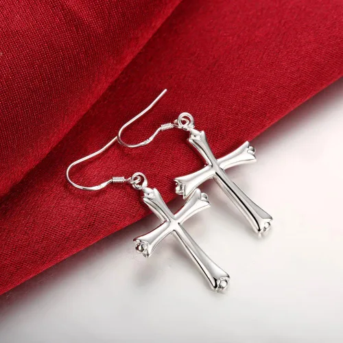 Miniatura 4 de Aretes de árbol de la vida, joyería de moda, chapado en plata de ley, colgantes de árbol, aretes colgantes colgantes para mujeres y niñas, Metal