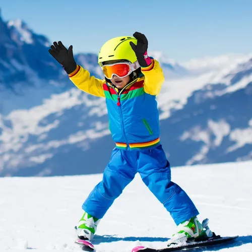 Miniatura 2 de SATINIOR Guantes de esquí de nieve impermeables para niños, guantes de snowboard para niños y niñas, guantes de nieve cálidos