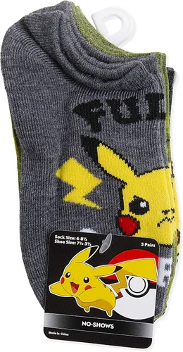 Miniatura 4 de Pokemon Boys' 5 Pack No Show Socks