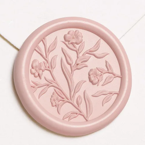 Miniatura 29 de UNIQOOO Adhesivos de sello de cera – (3 diseños en 1 unidad) para invitación de boda, 60 calcomanías autoadhesivas, perfectas para invitación