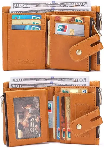Miniatura 6 de bill heart Billetera BH0002-Cadena, Marrón, Moda